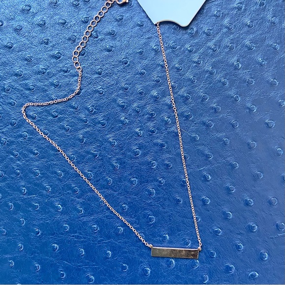 NWT Just Me, My Elf & I Rose Gold Toned Dainty Christmas Holiday Necklace - Picture 6 of 7